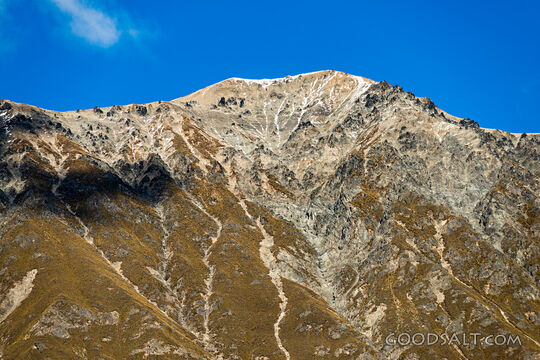Detail of mountainside.
