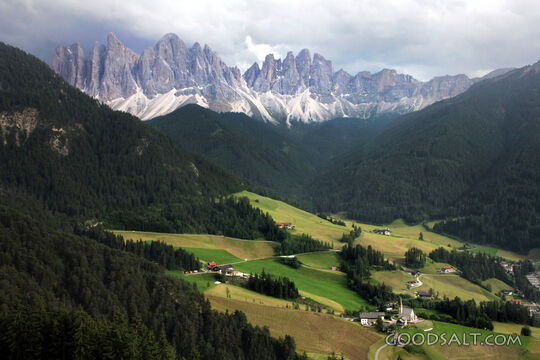 Dolomite Mountains and St. Madgdalena