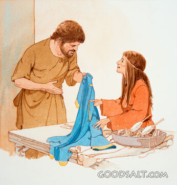 Dorcas and the Robe