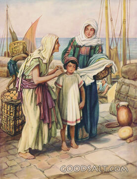 Dorcas Helps Poor Widow