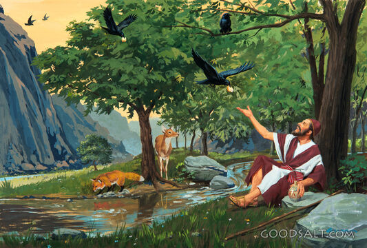 Elijah Fed by Ravens
