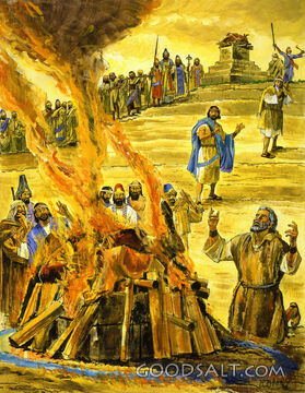 Elijah Praying at the Altar