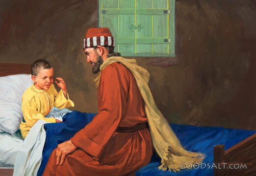 Elijah Resurrects the Dead Shunammite Boy
