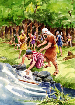 Elisha and the Prophets by the Jordan River