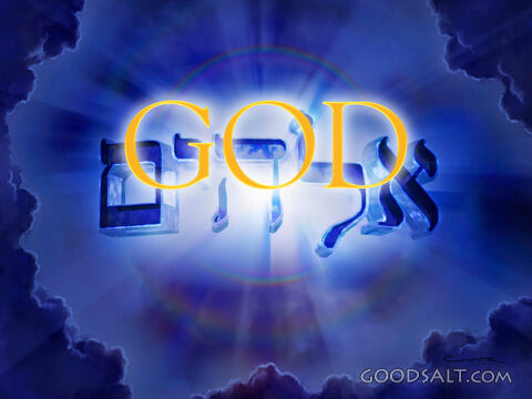 Elohim - the Name of God