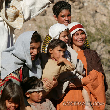 Excited Women and Children