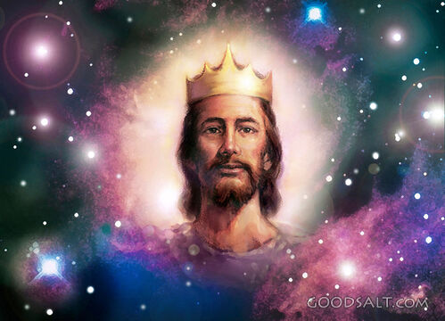 Face of Jesus Christ Wearing Crown