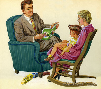 Father Reads to Me