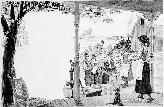 Feeding the Farm Workers.
