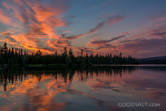 Flaming Sunset Horizontal