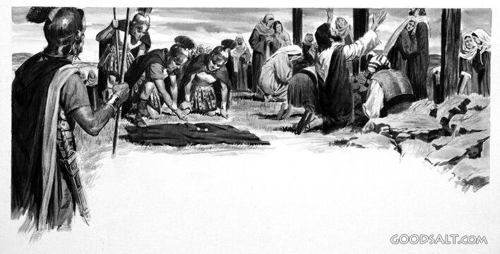 Gambling for His Garments