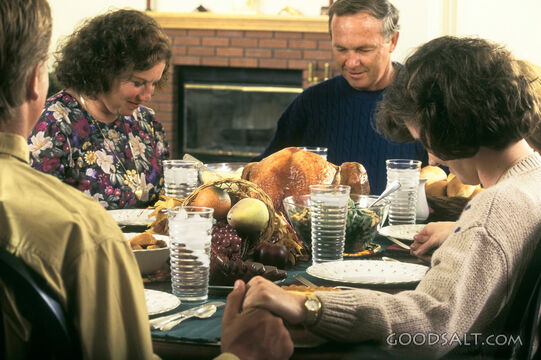 Giving Thanks at Dinner