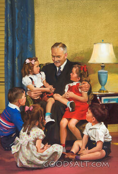 Grandpa With Children