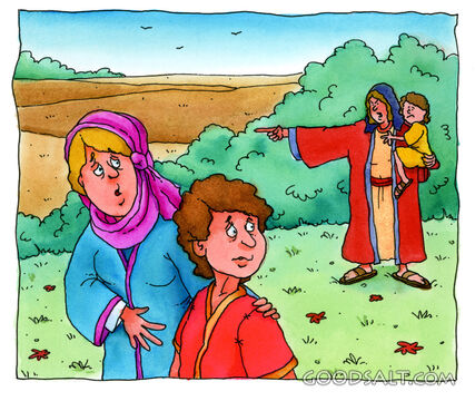 Hagar and Ishmael Are Sent Away