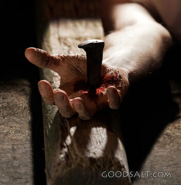 Hand Nailed to Cross