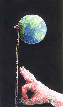Hand of God Preventing Man From Destroying Earth