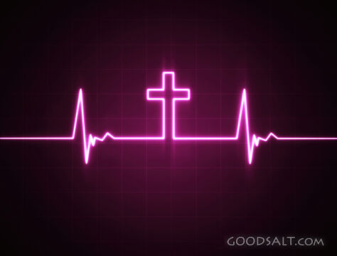 Heart Beat Cross