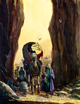 Hebrew Caravan Out of Egypt