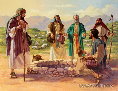 Isaac Discussing to Whom the Water Belongs  