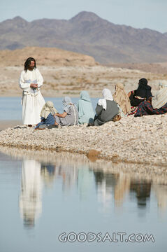 Jesus Teaching Beside the Sea