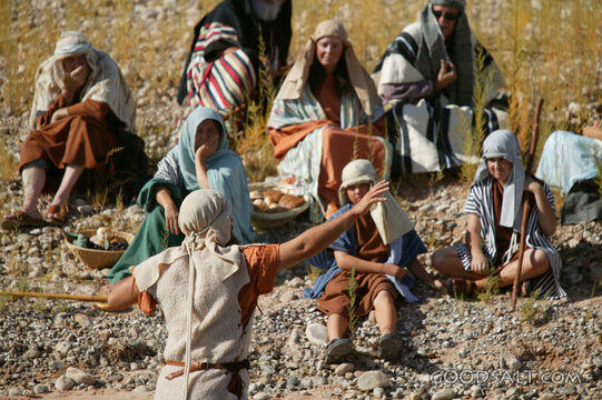 John the Baptist Preaching in the Wilderness