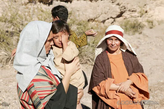 Israelite Mother Holding Her Child