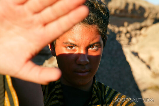 Isrealite Boy With Shadow