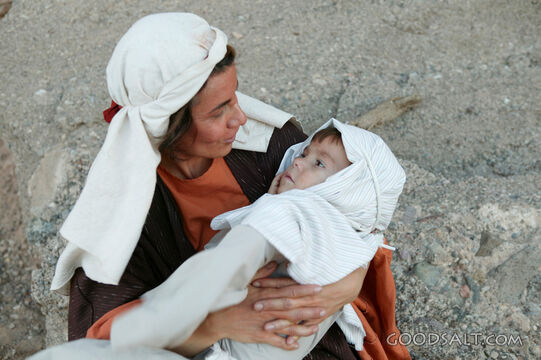 Isrealite Woman and Child
