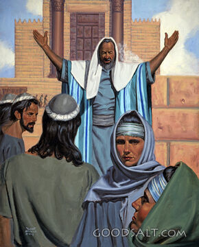 Jeremiah Preaches at the Temple