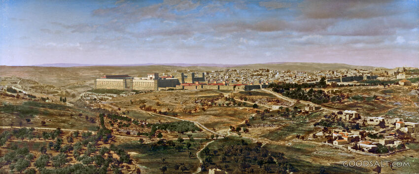 Jerusalem With Herod&#039;s Temple