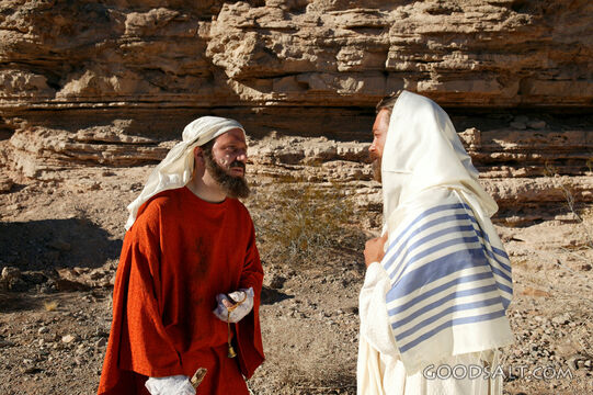 Jesus and a Leper