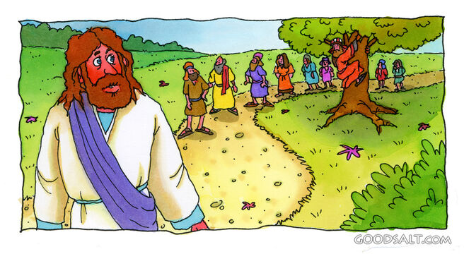 Jesus and Zacchaeus