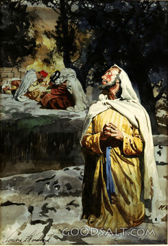 Jesus at Gethsemane