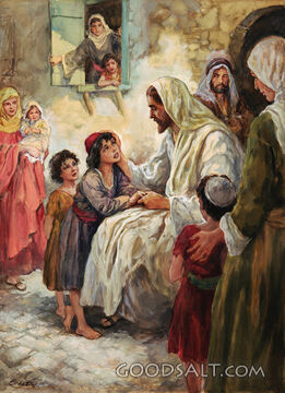 Jesus Blessing the Children