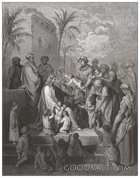 Jesus Blessing the Little Children