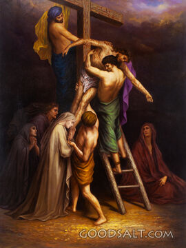 Jesus&#039; Body Is Taken Down 