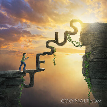 Jesus Bridge between Cliffs