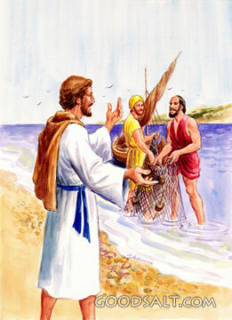 Jesus Calling Peter and Andrew