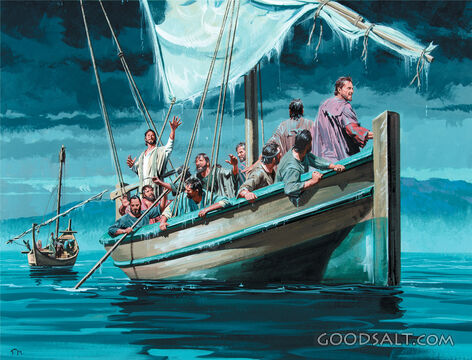 Jesus Calms a Storm