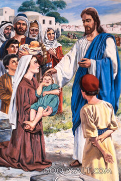 Jesus Healing Child