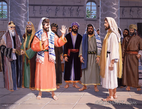 Jesus Heals a Man With a Crippled Hand