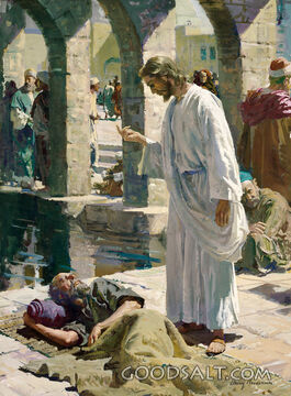 Jesus Heals at the Pool of Bethesda
