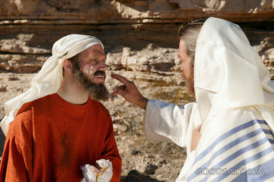 Jesus Heals Leper