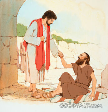 Jesus Helps a Sick Man