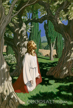 Jesus in Gethsemane