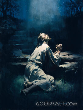 Jesus in Gethsemane