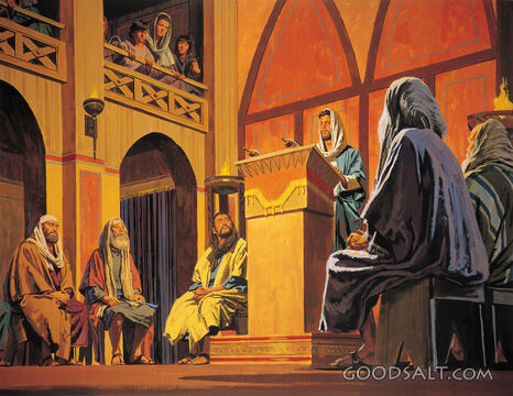 Jesus in the Nazareth Synagogue
