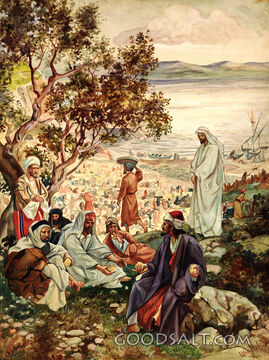 Jesus Miraculously Feeds The Crowd