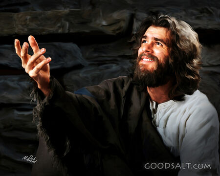 Jesus Offering Praise