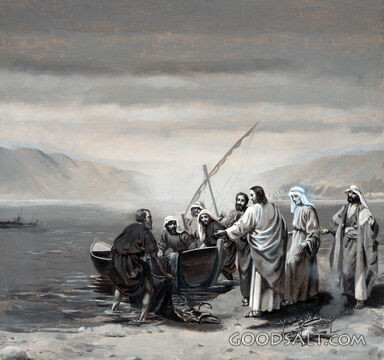 Jesus Reunites With the Disciples on the Shore